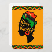 クワンザホリデーカード シーズンカード (正面/裏面)