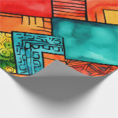 クワンザラッピング紙 ラッピングペーパー (角)