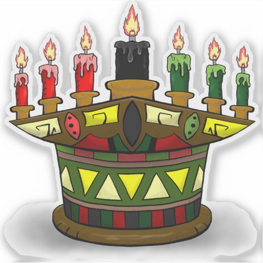 クワンザ初の果実 シール (正面)