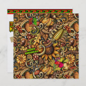 クワンザ招待状 招待状 (正面/裏面)