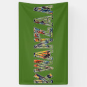 クワンザ数々のー 横断幕 (縦)