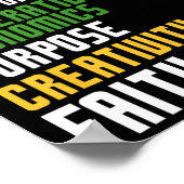 クワンザ7原則ユニティ自己決定 ポスター (角)