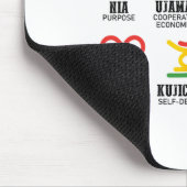 クワンザ・アフリカ・アメリ誇りを持ったカの7つの原則 マウスパッド (コーナー)