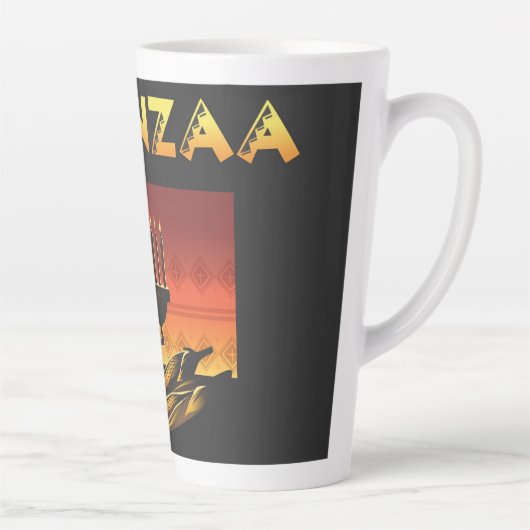 クワンザ カフェラテマグ (右)