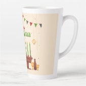 クワンザ カフェラテマグ (右)