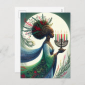 クワンザ・キナーラの美女 シーズンポストカード (正面/裏面)