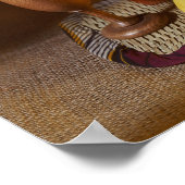 クワンザ・キャンドルとフード ポスター (角)