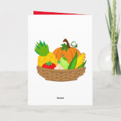 クワンザ・グリーティング シーズンカード (裏面)