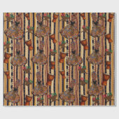 クワンザ、ケンテ、ギフトラッピング ラッピングペーパー (フラット)