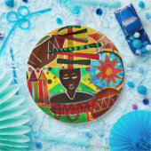 クワンザ ペーパープレート (パーティー)