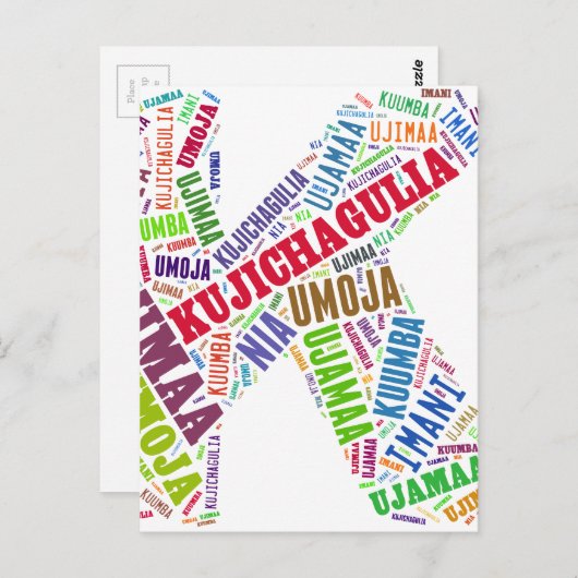 クワンザ ポストカード (正面/裏面)