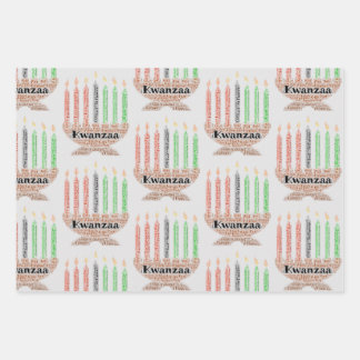 クワンザ ラッピングペーパーシート