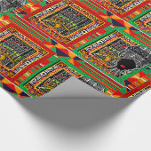 クワンザ ラッピングペーパー (角)