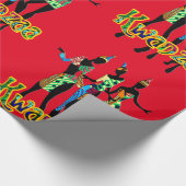 クワンザ ラッピングペーパー (角)