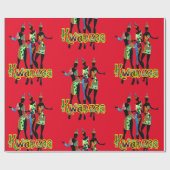 クワンザ ラッピングペーパー (フラット)