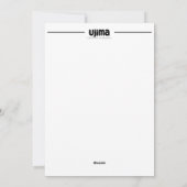 クワンザ – 宇島 シーズンカード (裏面)