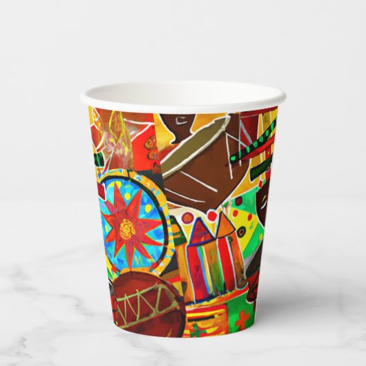 クワンザ 紙コップ (裏面)