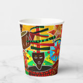 クワンザ 紙コップ (左)