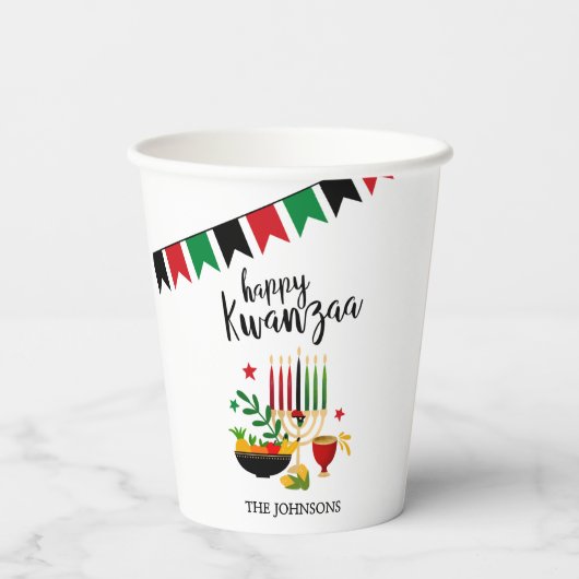 クワンザ 紙コップ (裏面)