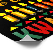 クワンツァーキナーラアフリカプライドブラックを愛する少年 ポスター (角)