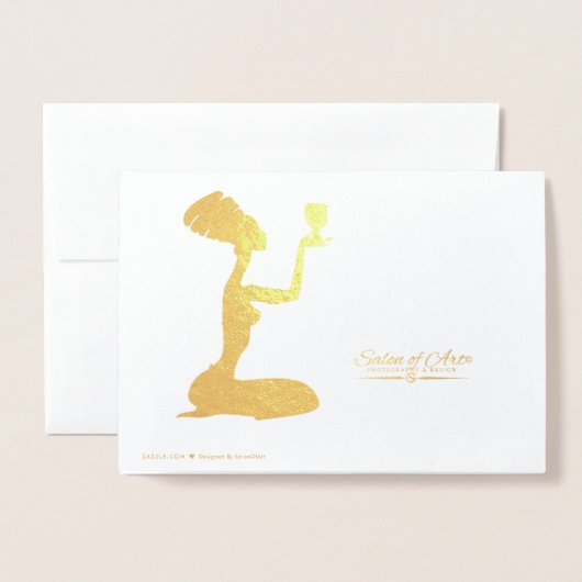 クワンツァーキナーラキャンドルとファーストフルーツメッセージ 箔カード (裏面封筒付き)