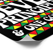 クワンツァーセブン日セブンプリンシプルワンコミュニティ ポスター (角)