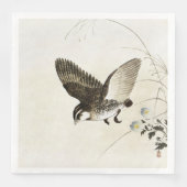 クワ飛んでいるイル紙ナプキン (正面)