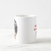 クンおもしろいフフタイガー父の日パパ誕生日ギフト コーヒーマグカップ (中央)