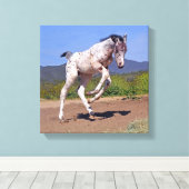 クンアブアッパー子馬 キャンバスプリント (インサイチュ (ウッドフロア))