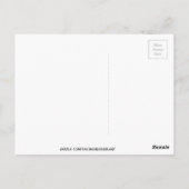 クンカッツオレンジ柑橘類の水彩フルーツアート ポストカード (裏面)