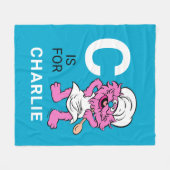 クンガパーソナライズされたー フリースブランケット (正面(横))