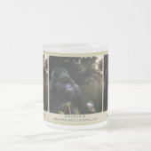 クンガマウンテンゴリラワイルドライフサポーターMug フロストグラスマグカップ (中央)