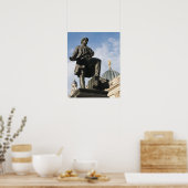 クンストヴェレイン建物のガラスのドーム付き像 ポスター (キッチン)