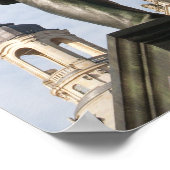 クンストヴェレイン建物のガラスのドーム付き像 ポスター (角)