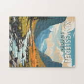 クンズリーデンスウェーデントラベルアートヴィンテージ ジグソーパズル (横)