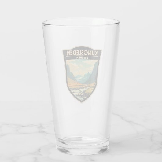 クンズリーデンスウェーデントラベルアートヴィンテージ タンブラーグラス (裏面)