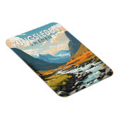 クンズリーデンスウェーデントラベルアートヴィンテージ マグネット (右側)