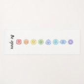 クンダリニヨガチャクラズベビーオープン ヨガマット (正面(横))