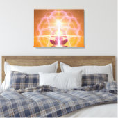 クンダリーニとチャクラ- Yoga Awakening キャンバスプリント (インサイチュ (寝室))