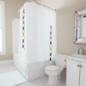 クンダリーニチャクラ/ストーンズ&ヘビ シャワーカーテン (インサイチュ)