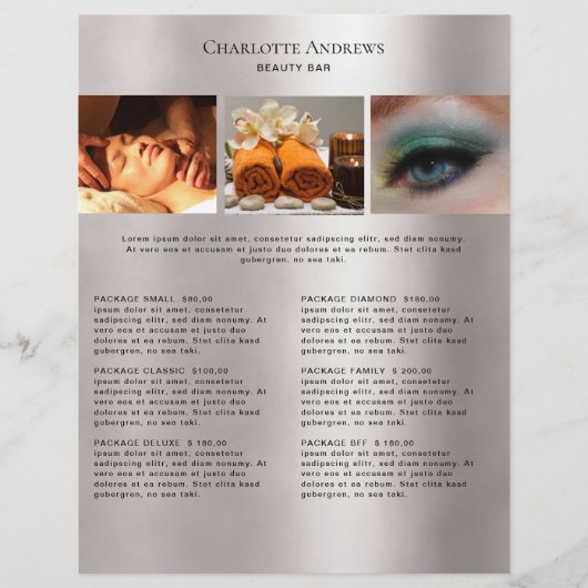 クンデンスペジフィッシャーフォートプリリスンサロンフライヤー (正面)