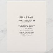 クンデンスペジフィッシャーフォートプリリスンサロンフライヤー (裏面)