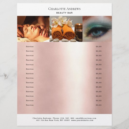 クンデンスペジフィッシャーフォートプリリスンサロンフライヤー (正面)