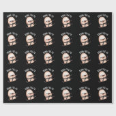 クントーフーおもしろいビッグトープンダークBG ラッピングペーパー (フラット)