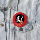 クンフタイガーファイター勇気付けられるキープサケ 缶バッジ (インサイチュ)