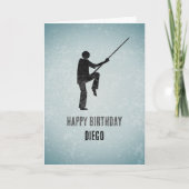 クンフファイター – 武術アーツ – 男性スポーツテーマ カード (正面)