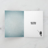 クンフファイター – 武術アーツ – 男性スポーツテーマ カード (内部)