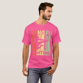 クンフファイティングヴィンテージ Tシャツ (正面フル)