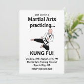 クンフブラックベルト武術アーツ 招待状 (スタンド正面)