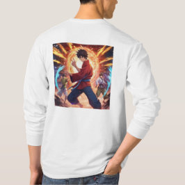 クンフーファイター4プラスシンボル Tシャツ